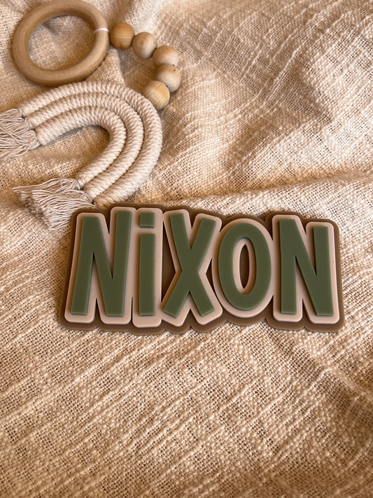 Personalised Triple Layered Sign (Nixon Style)