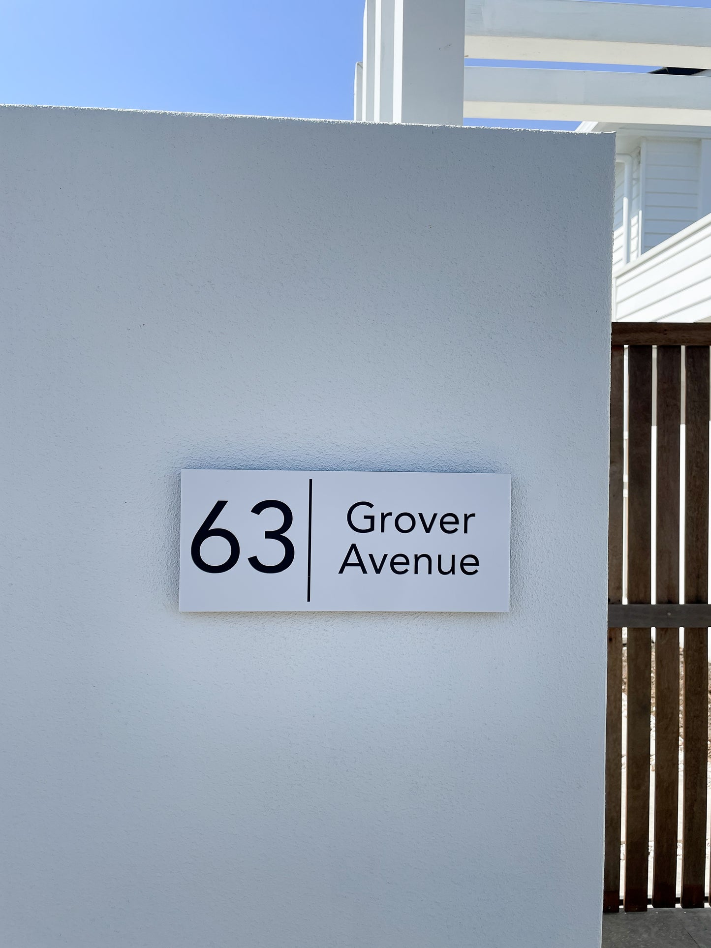 House Number Signage - Toronto Style