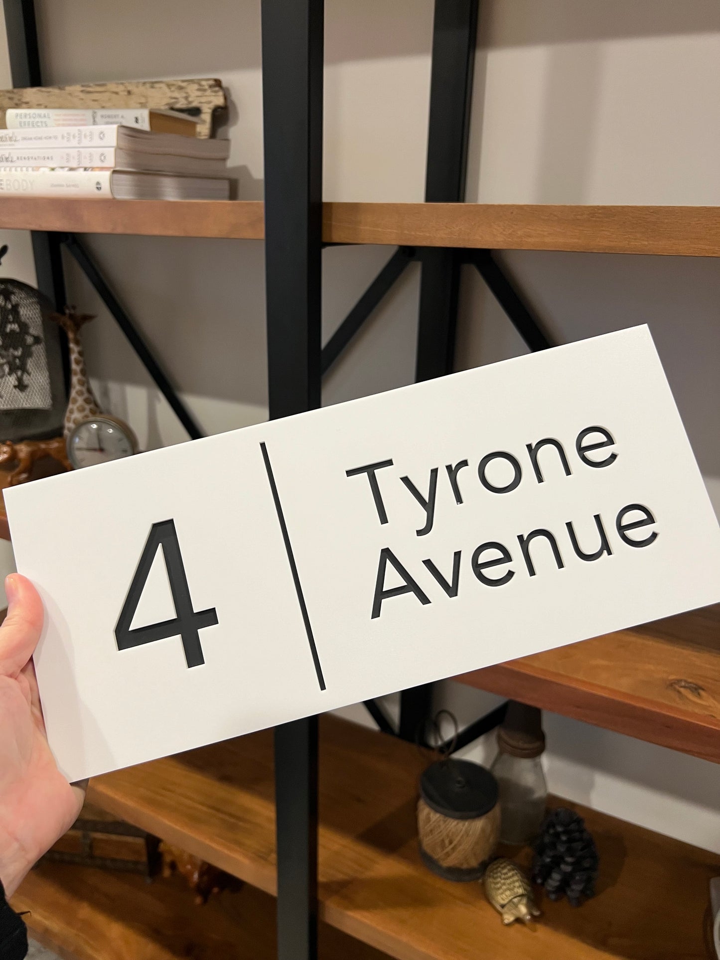 House Number Signage - Toronto Style