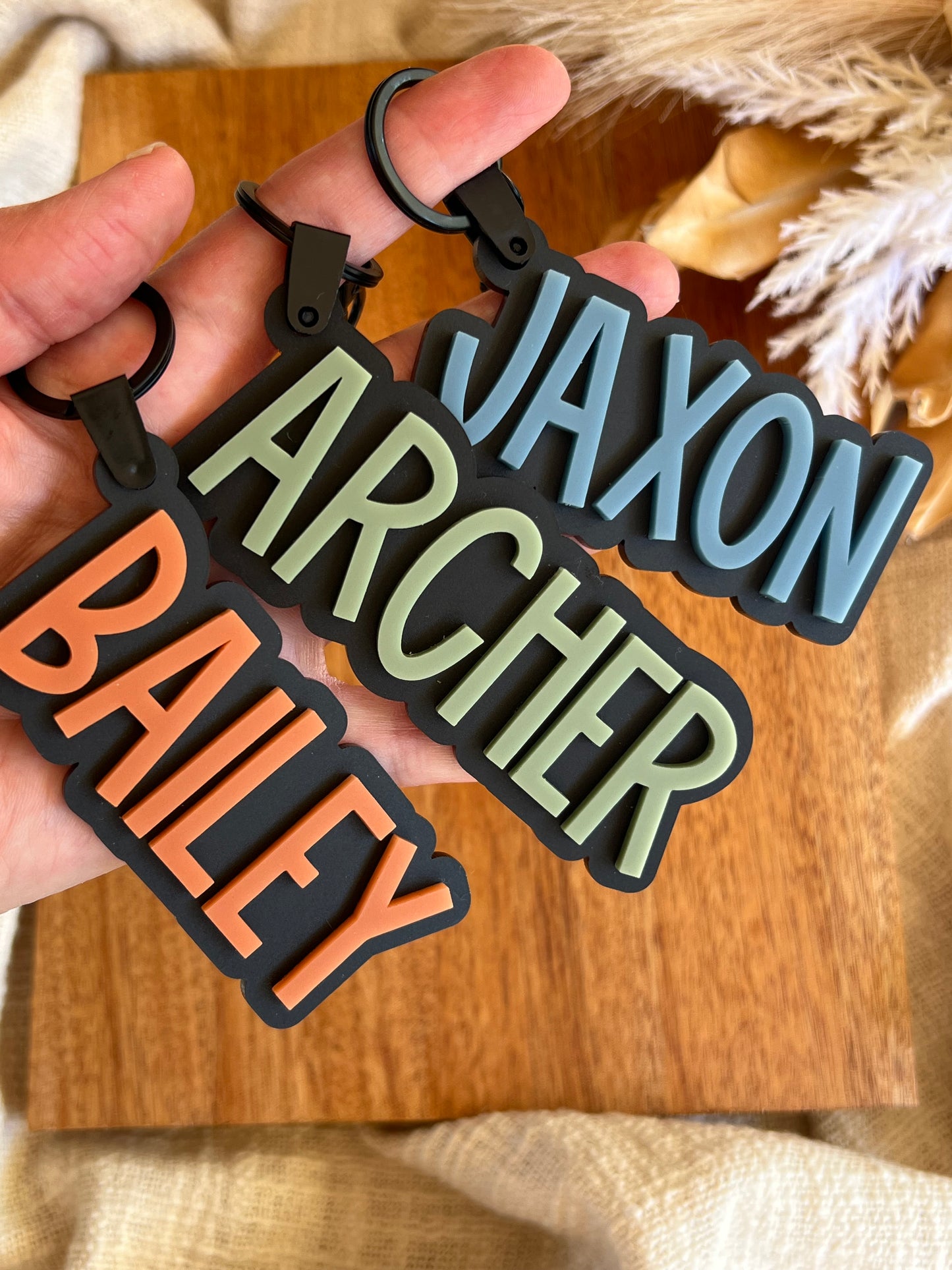 Matte Black Bag Tag
