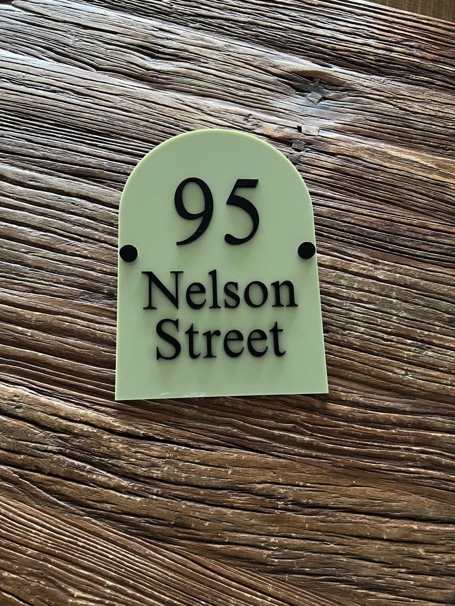 Arch Small House Sign | A5 Size