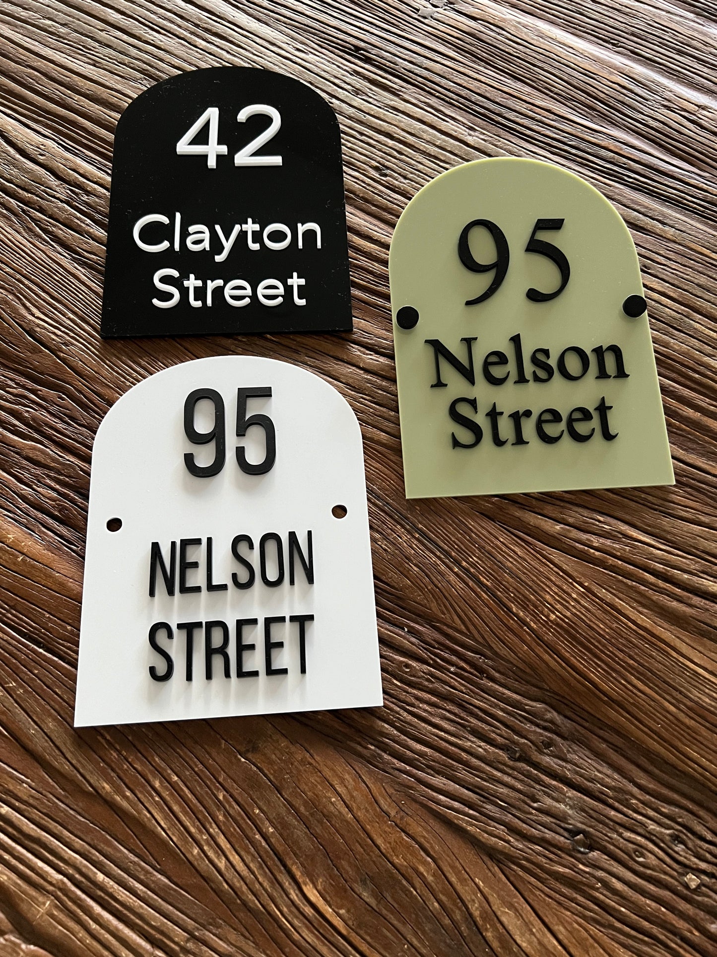 Arch Small House Sign | A5 Size