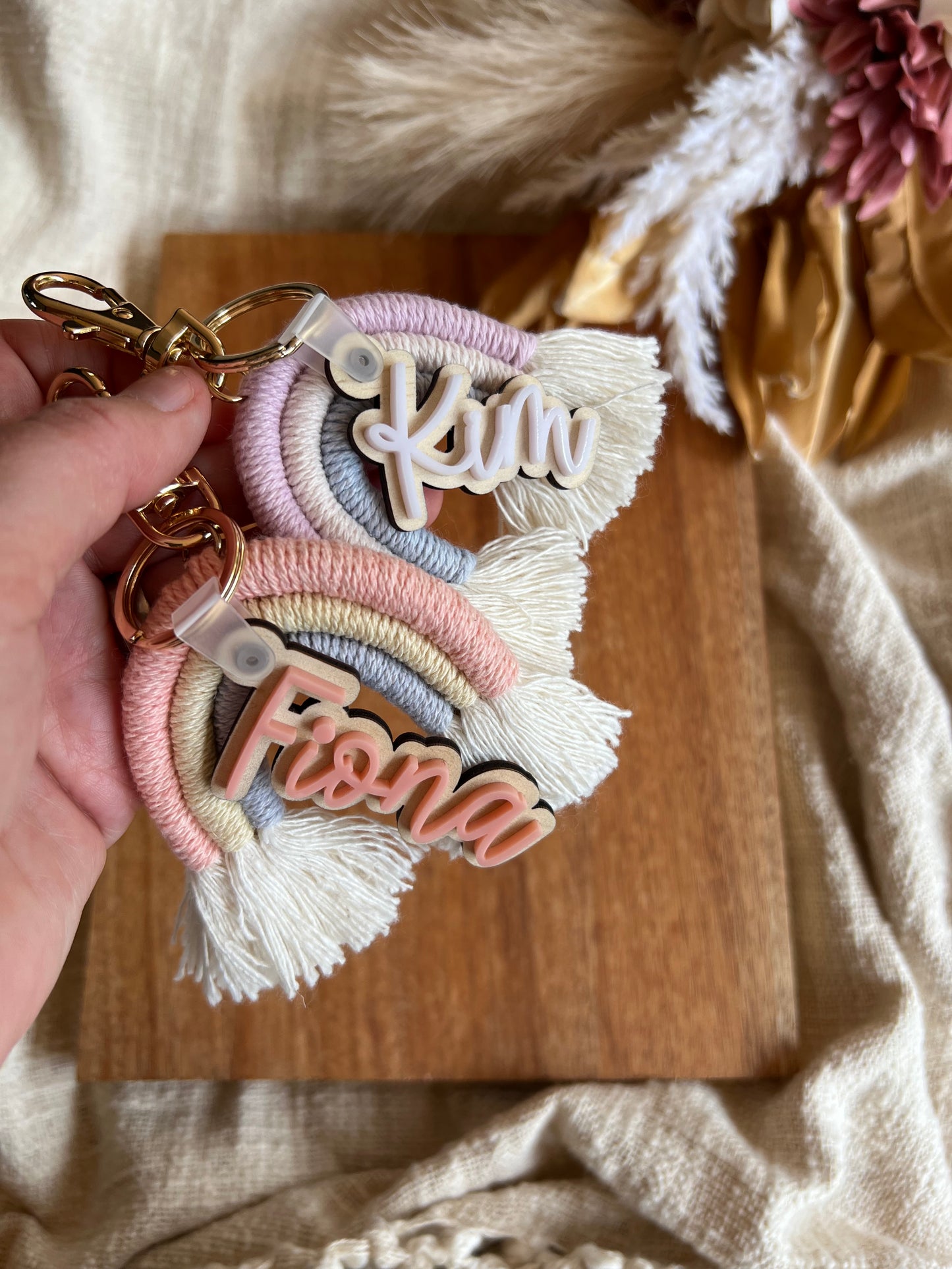 Rainbow Bag Tag | Keychain