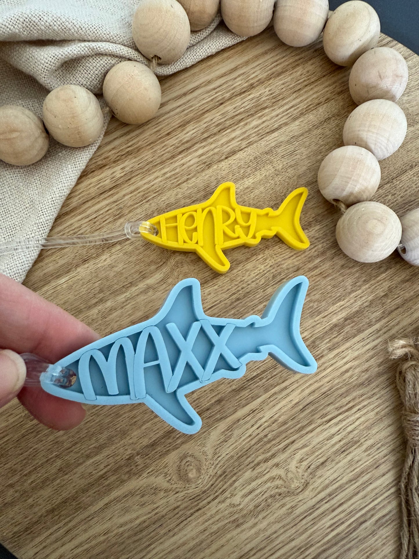 Shark Personalised Bag Tag | Baby Shark Gift Tag