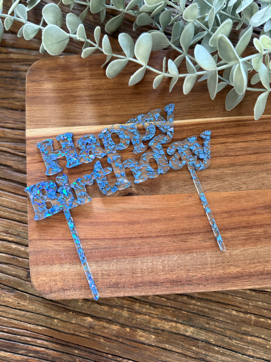 Happy Birthday Cake Topper