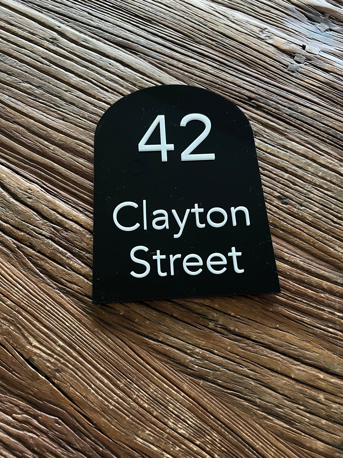 Arch Small House Sign | A5 Size