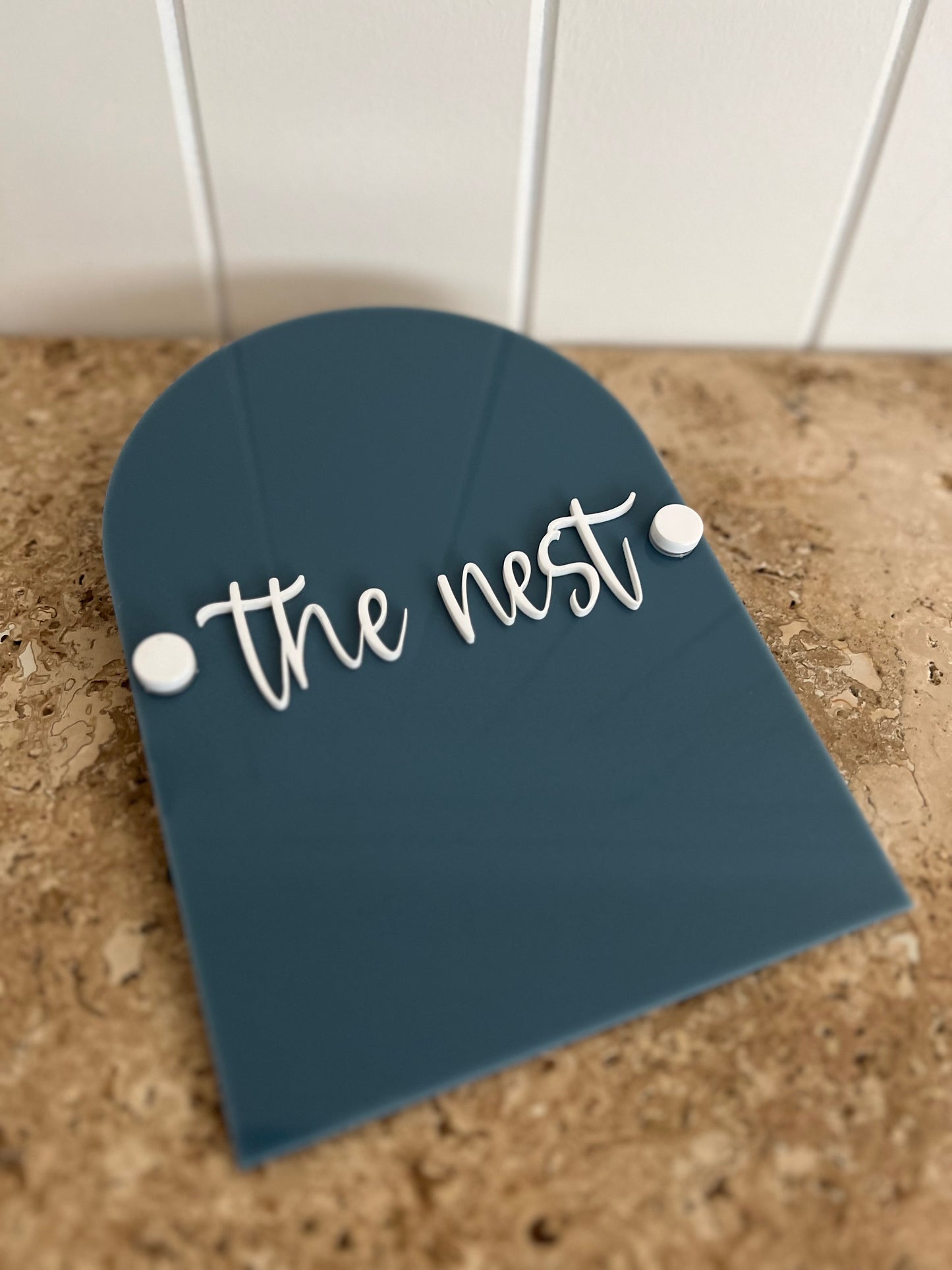 Small Arched House Sign | A5 size