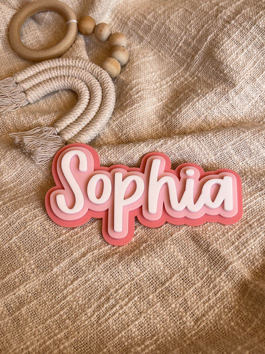 Personalised Triple Layered Sign (Sophia Style)