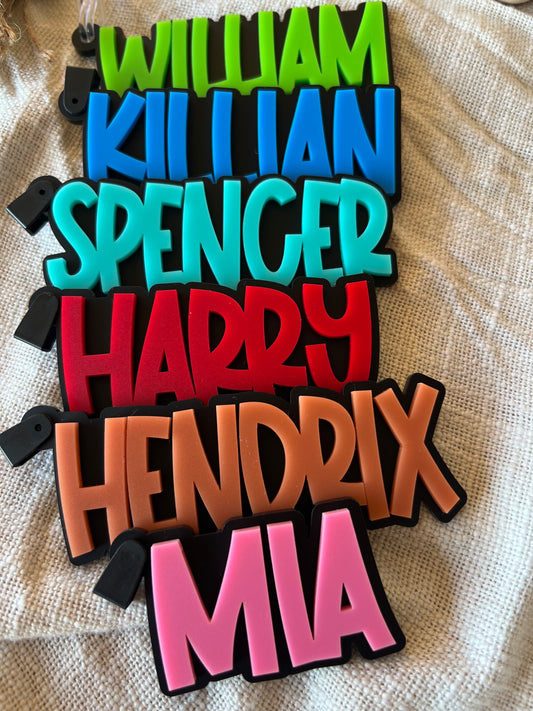 Graffiti Style Bag Tag