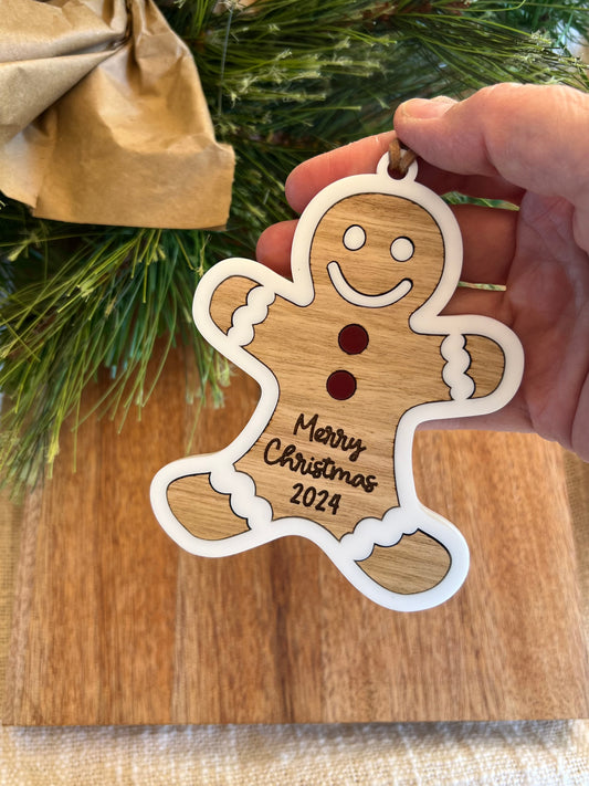 Gingerbread Man Ornament | Christmas Ornament