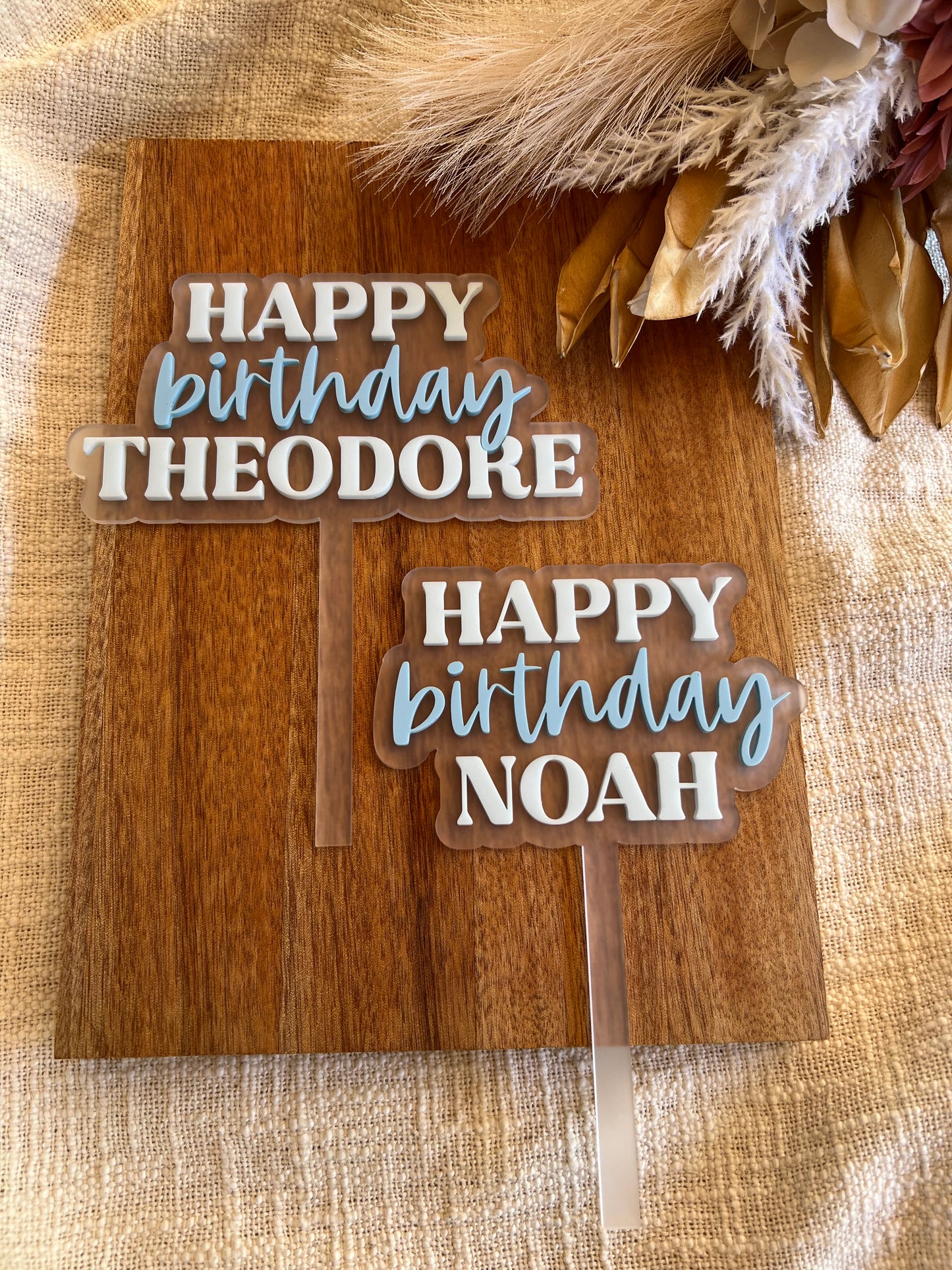 Happy Birthday Cake Topper