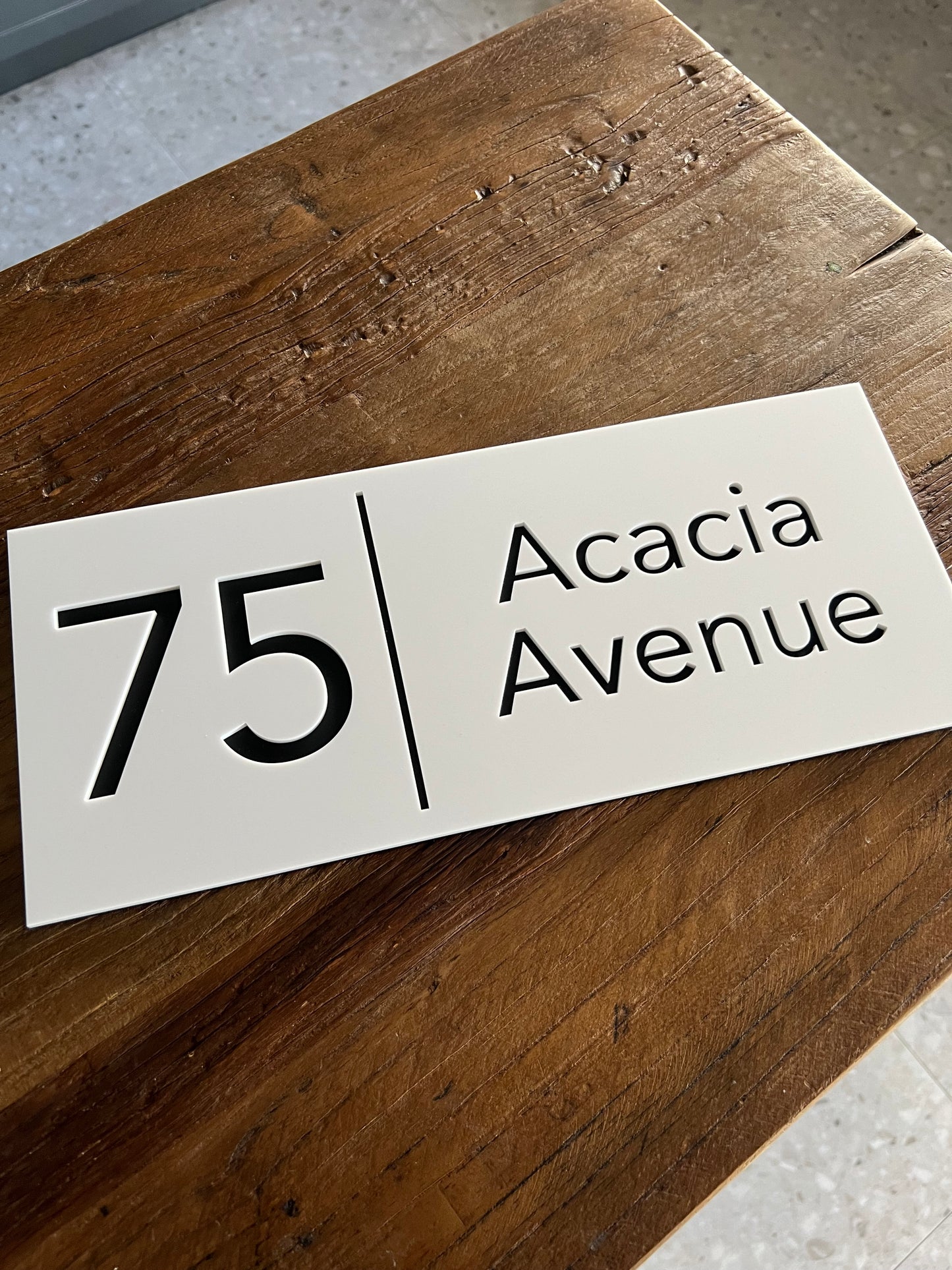 House Number Signage - Toronto Style