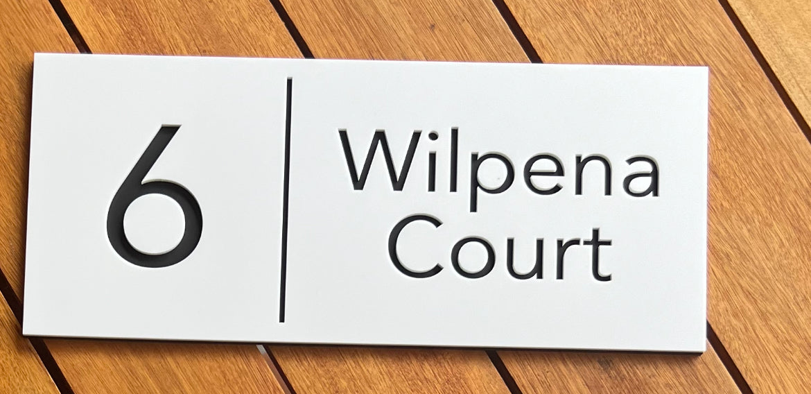 House Number Signage - Toronto Style