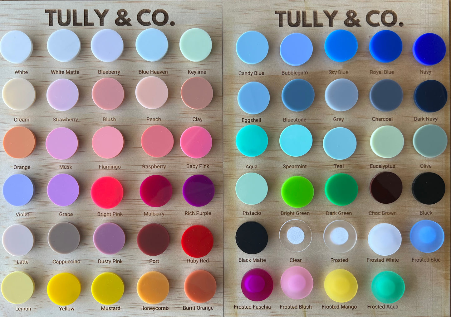 Coloured Duo Bag Tag | Keychain