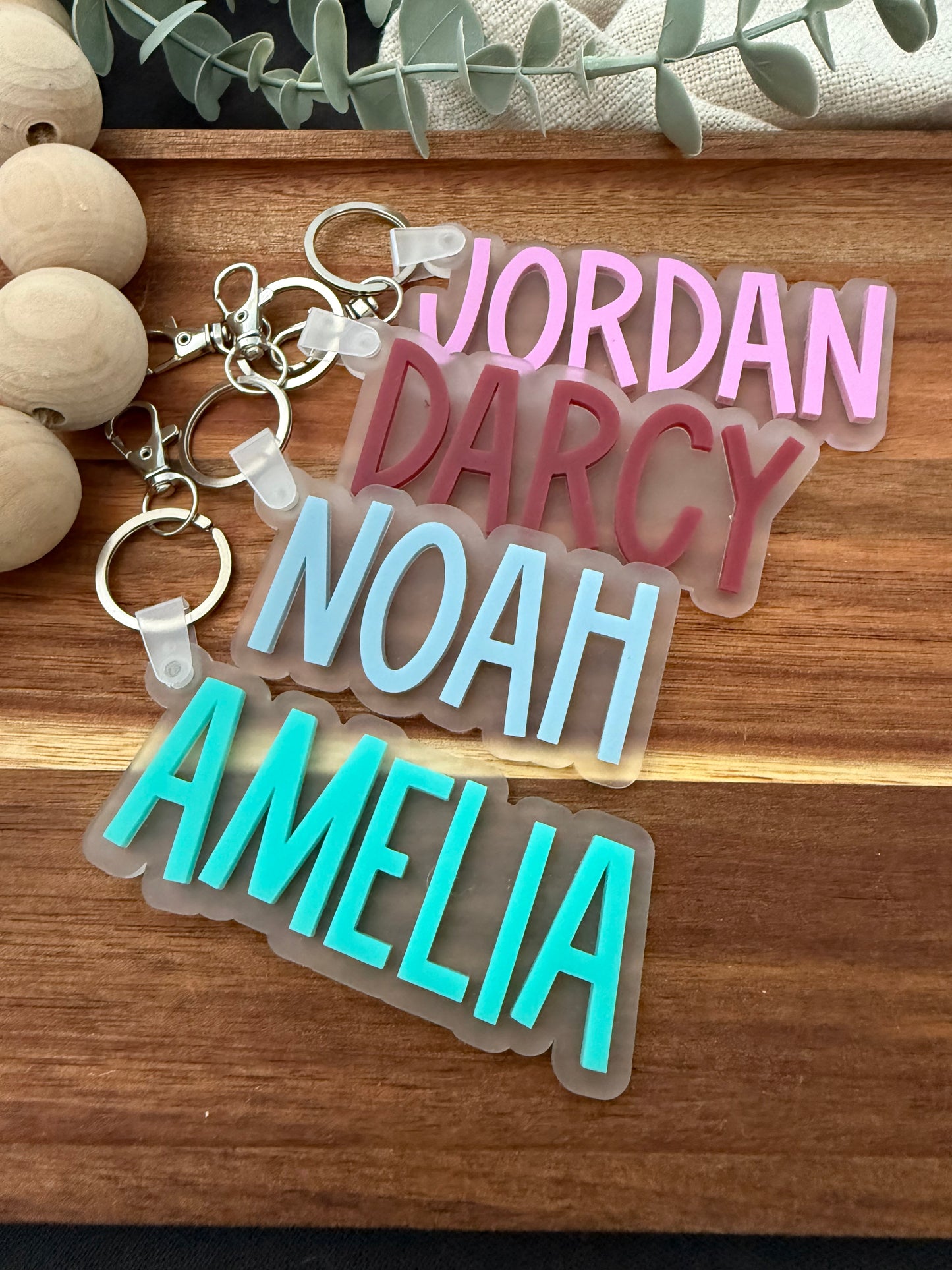 Frosted Block Bag Tag