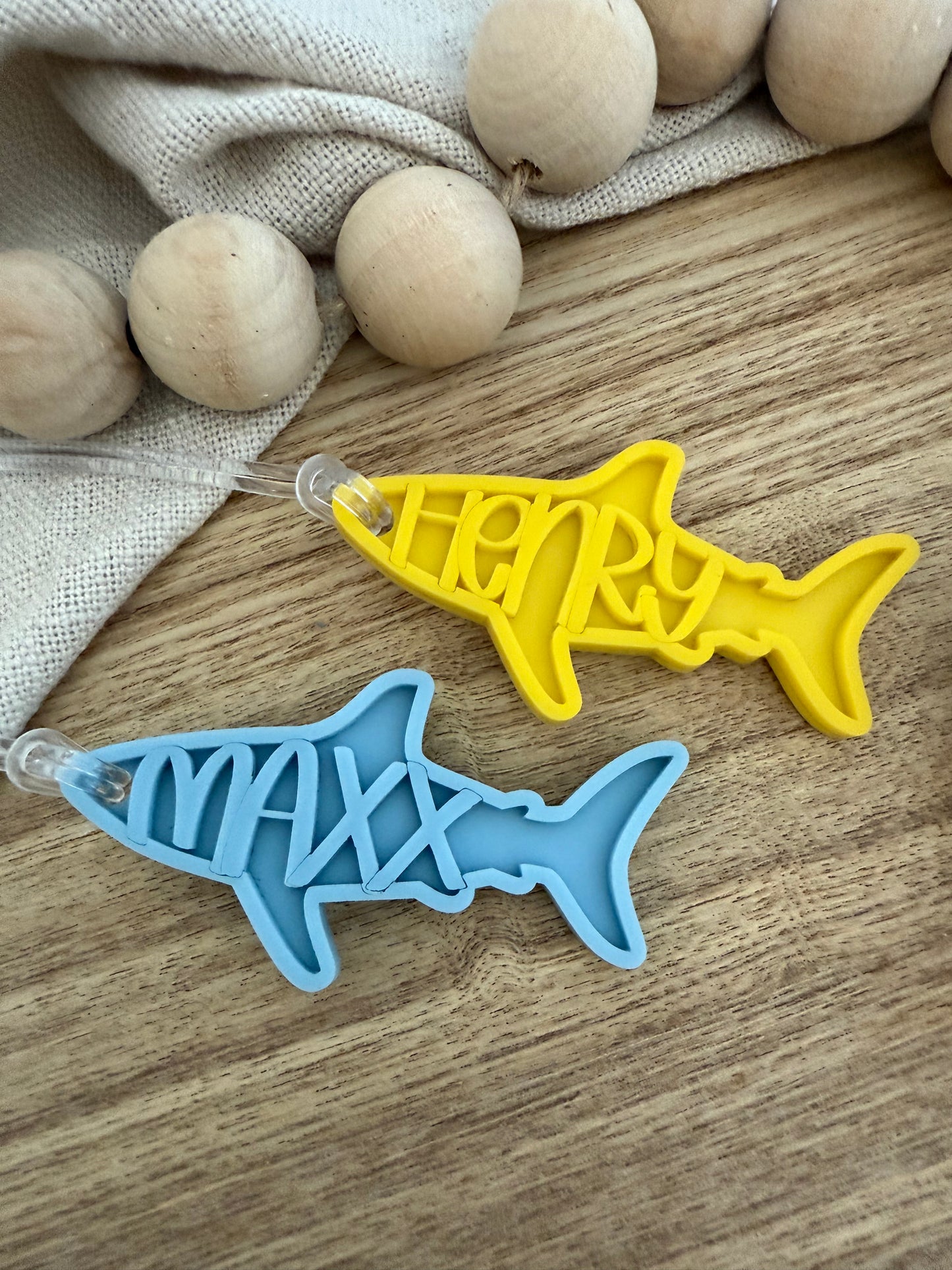 Shark Personalised Bag Tag | Baby Shark Gift Tag