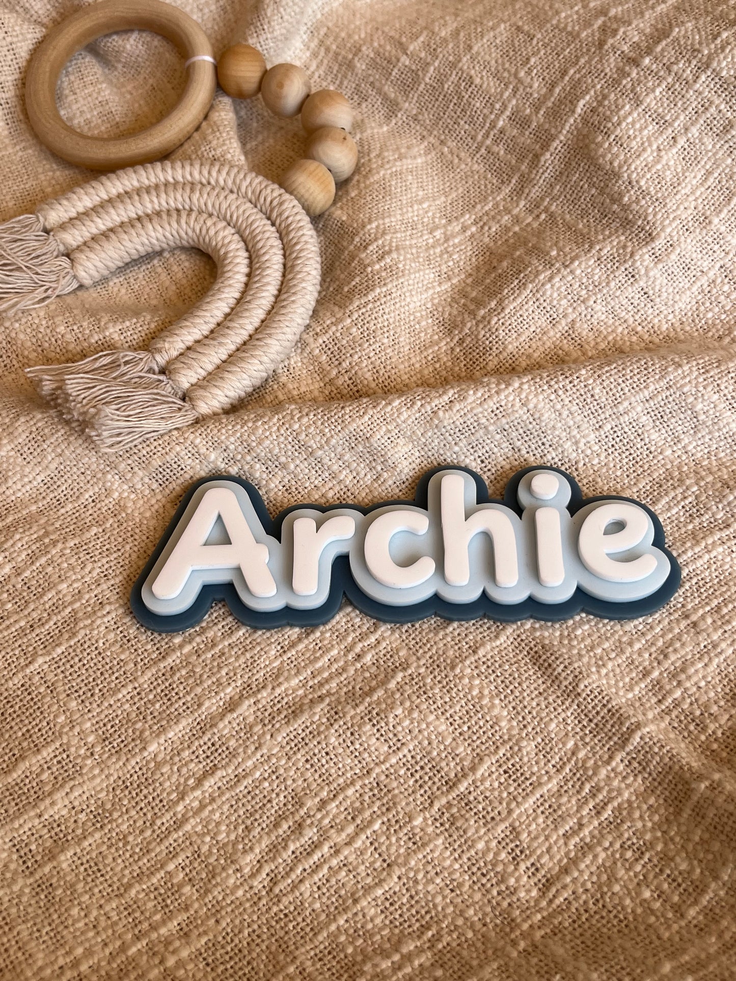 Personalised Triple Layered Sign (Archie Style)