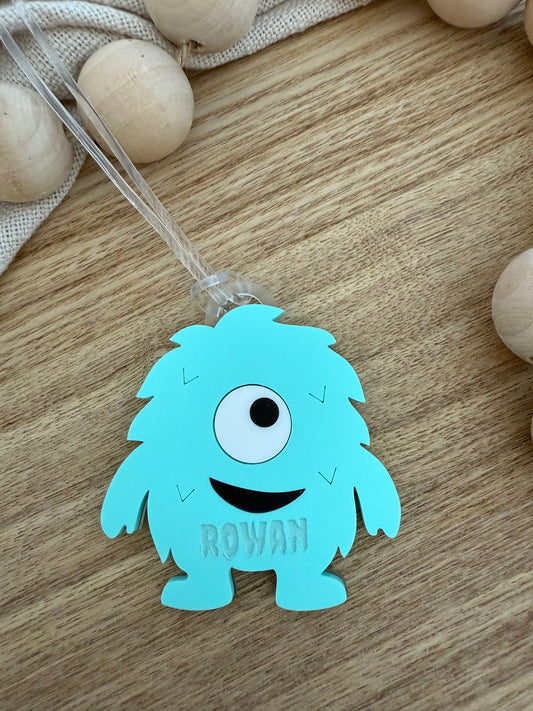 Monster Personalised Bag Tag | Halloween Gift Tag