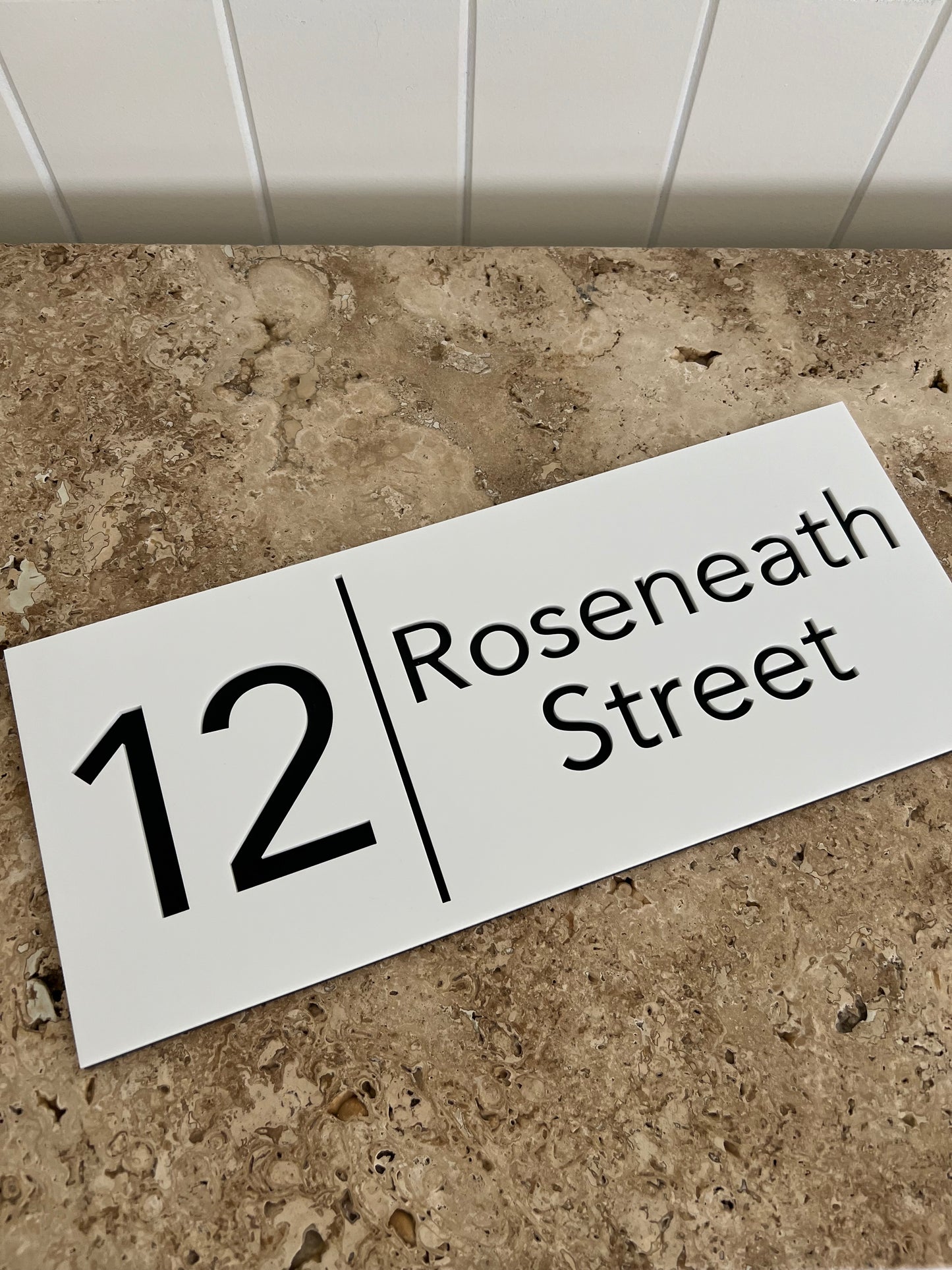 House Number Signage - Toronto Style