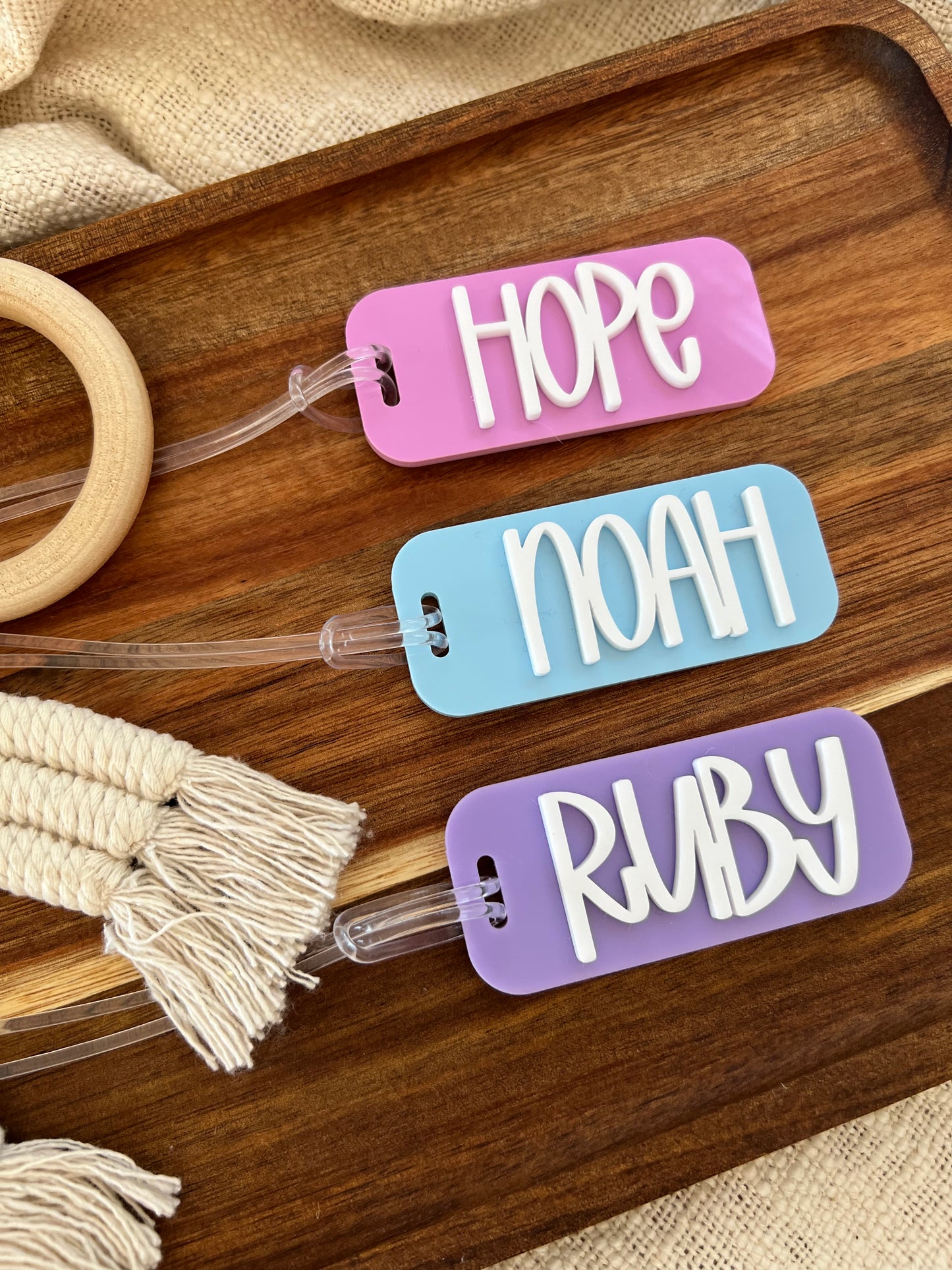 Super Cute Bag Tag Personalised | Keychain