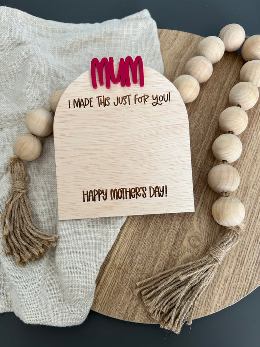Mother's Day Drawing Arch Sign | Gift