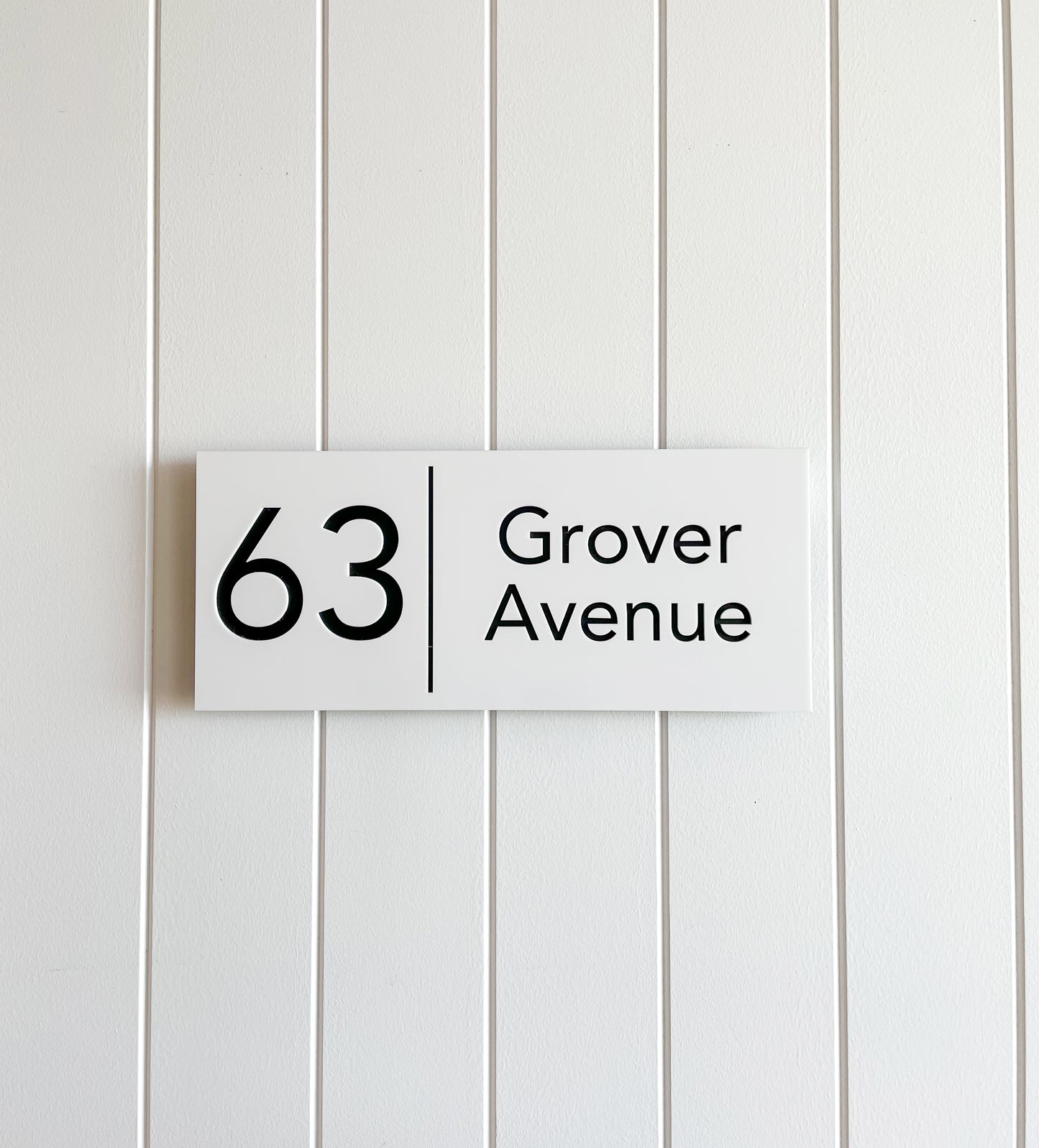 House Number Signage - Toronto Style