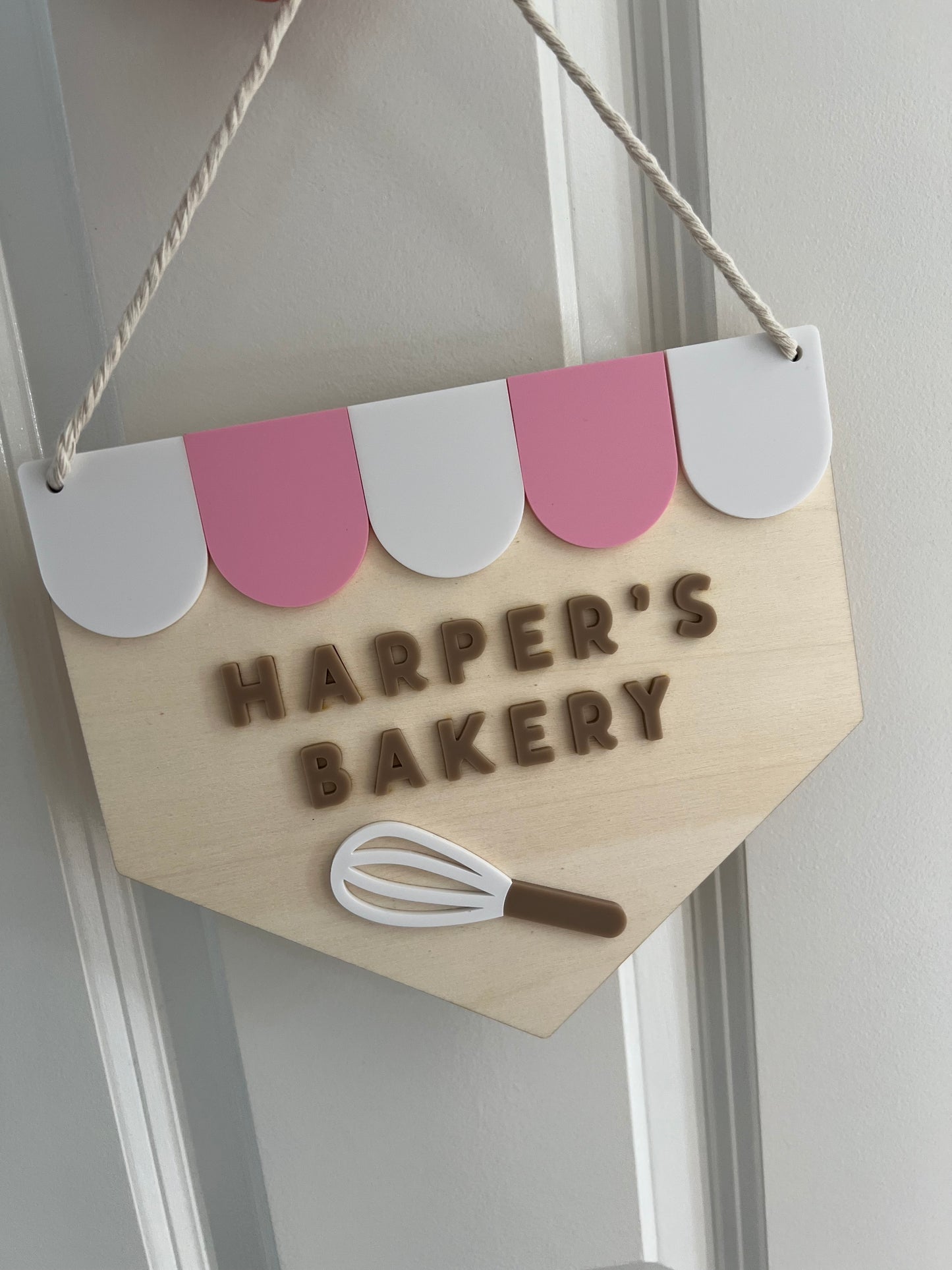 Kids Cubby House Sign | Kids Room | Playhouse Banner | Shed | Bakery