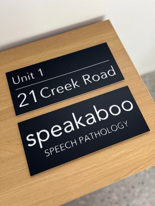 House Number Signage - Toronto Style