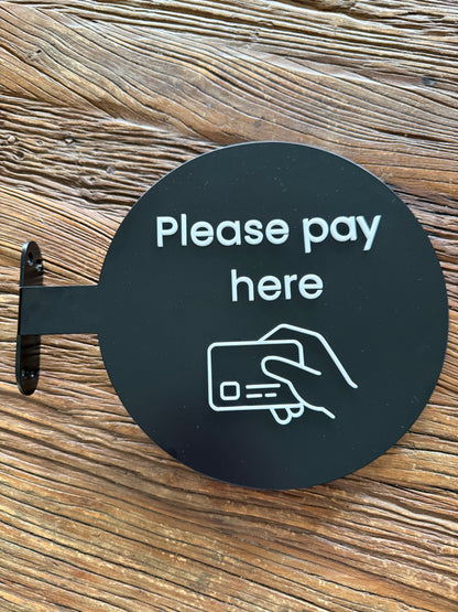 Custom Metal Business Sign — Wall Mounted