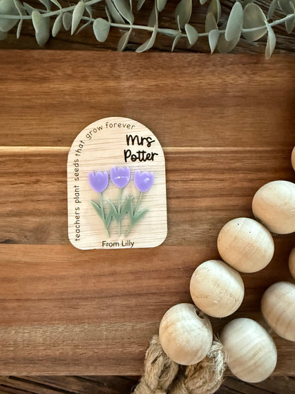 Teacher Gift Magnet - Thank You End of Year Educator Present