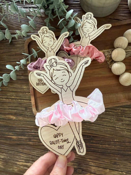 Ballerina Scrunchie Holder