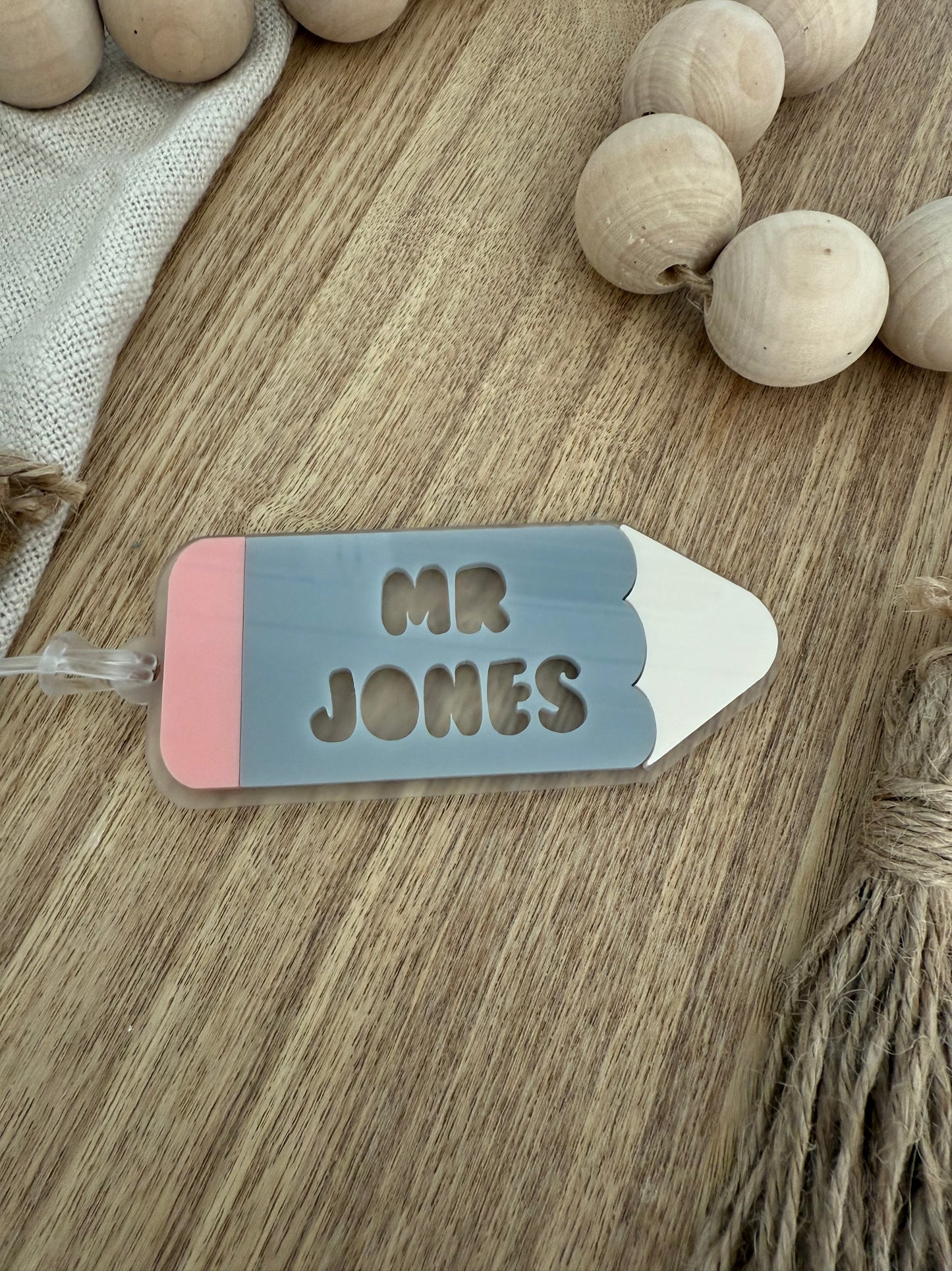 Pencil Keychain | Bag Tag