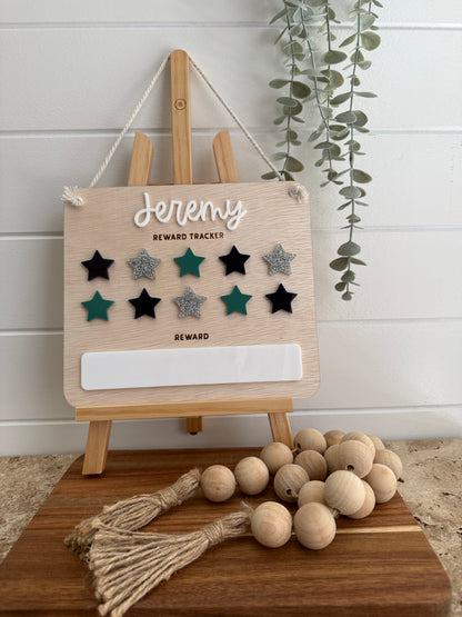Kids Reward Chart — Custom Name Behaviour and Chore Chart