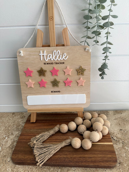 Kids Reward Chart — Custom Name Behaviour and Chore Chart