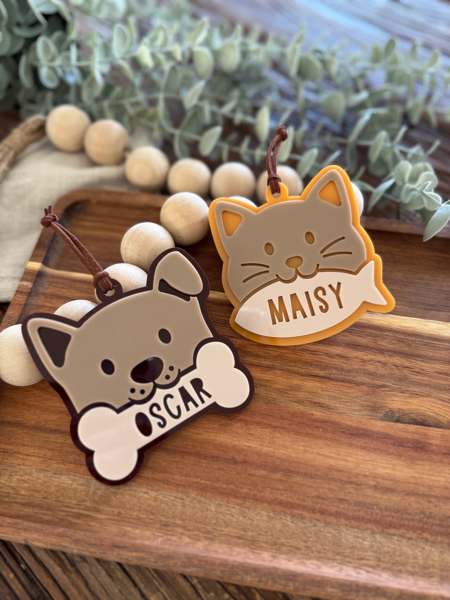 Personalised Pet Christmas Ornament | Custom Cat or Dog Christmas Tree | Pet Memorial Gift