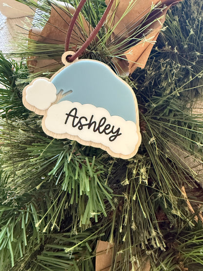 Santa Hat Christmas Ornament