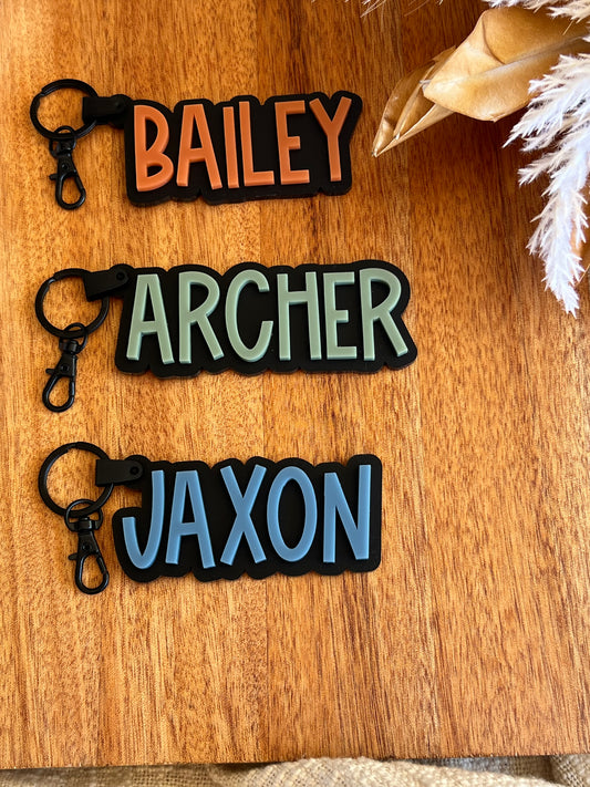 Matte Black Bag Tag