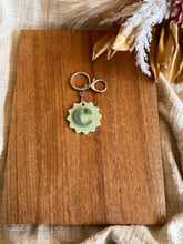 Load image into Gallery viewer, Initial Scalloped Keychain
