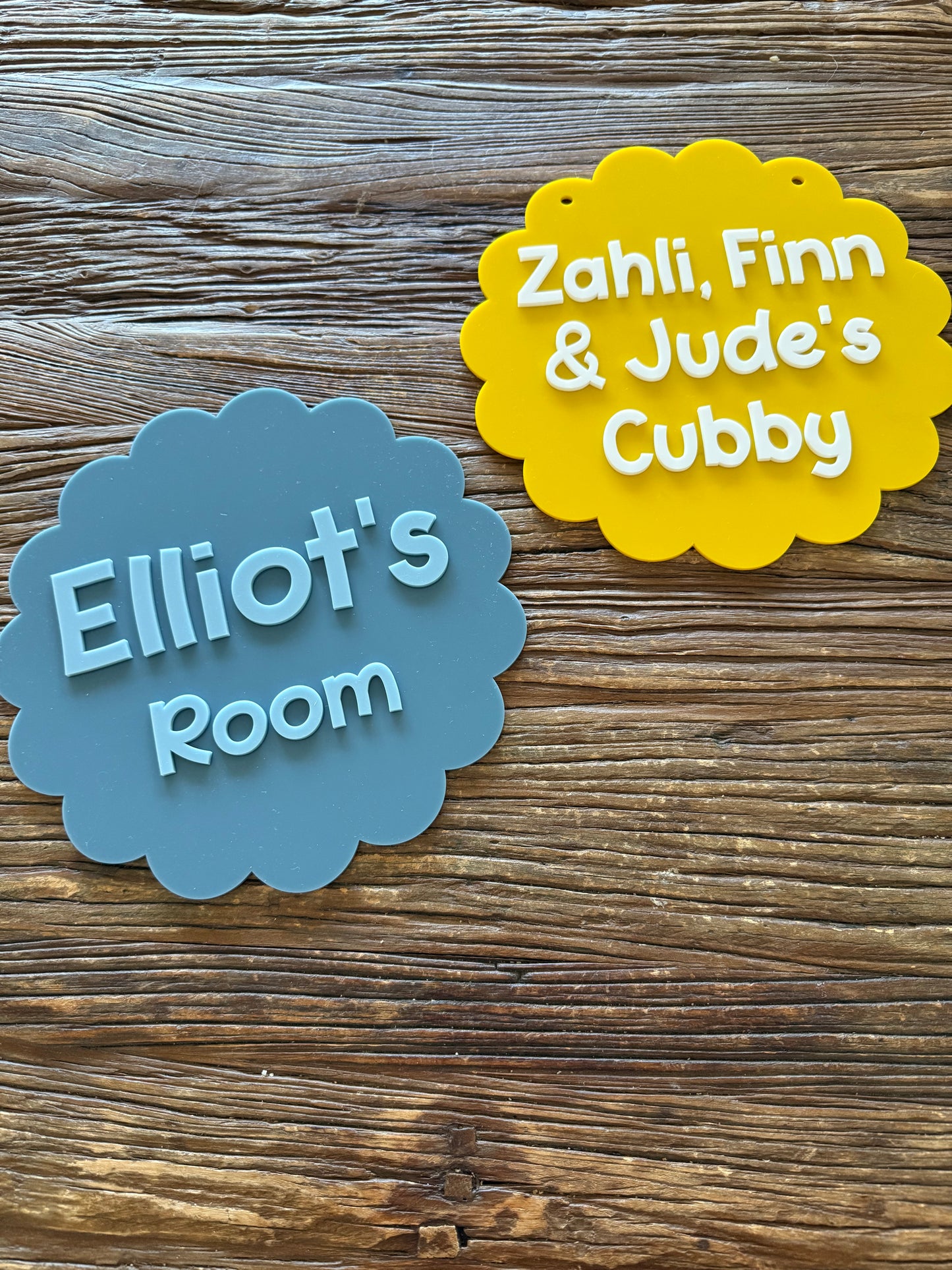 Scallop Kids Cubby House Sign - Kids Playroom