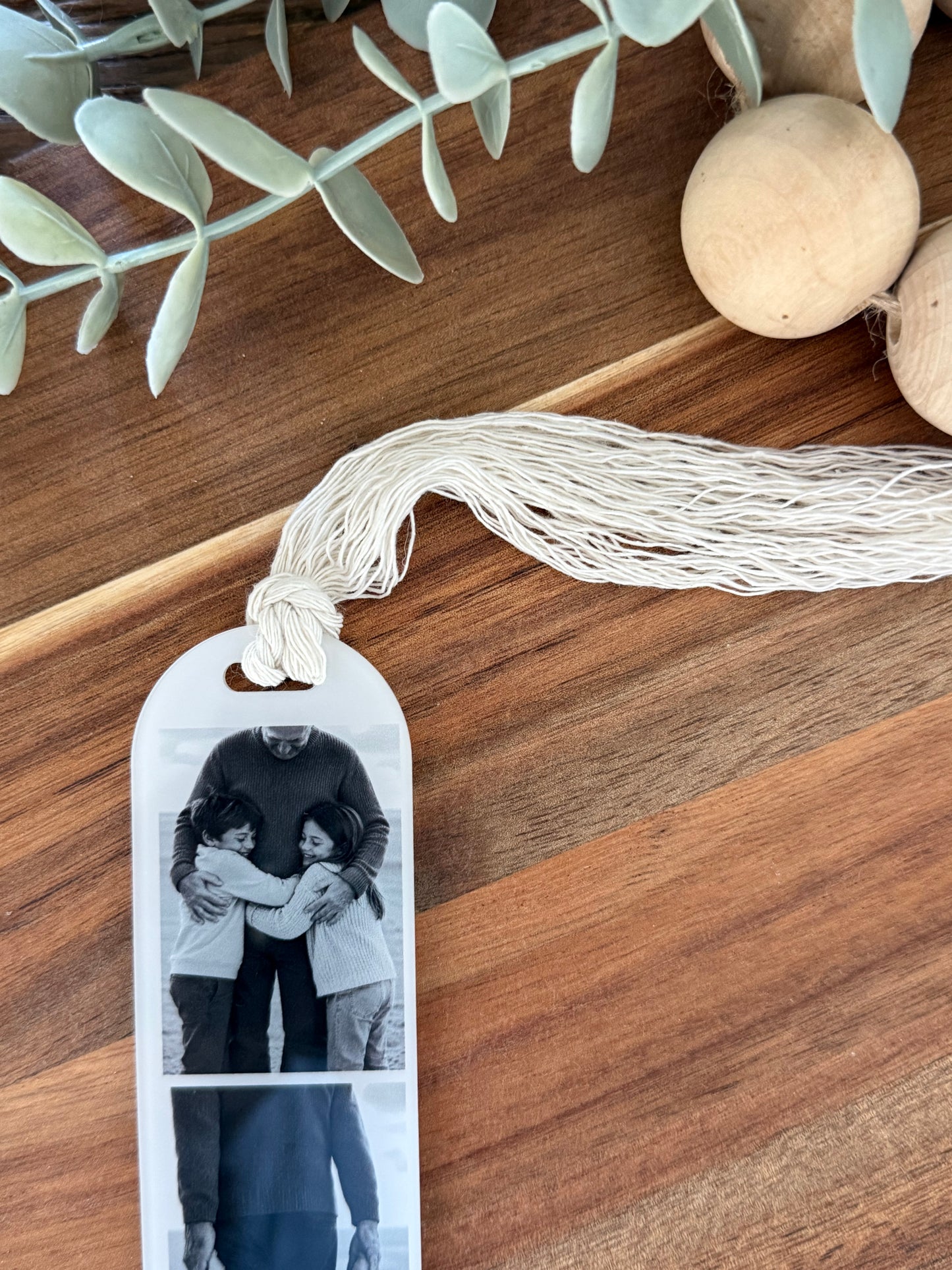 Father's Day Bookmark - Custom Photo Acrylic Bookmark