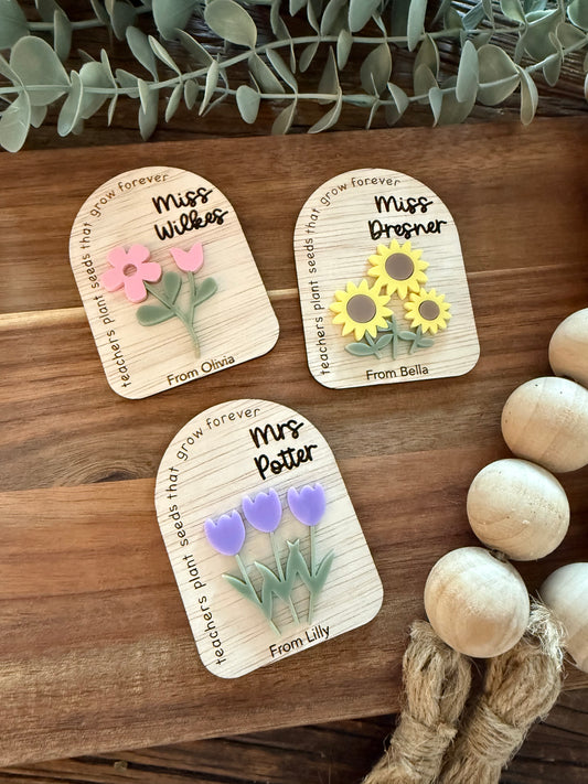 Teacher Gift Magnet - Thank You End of Year Educator Present