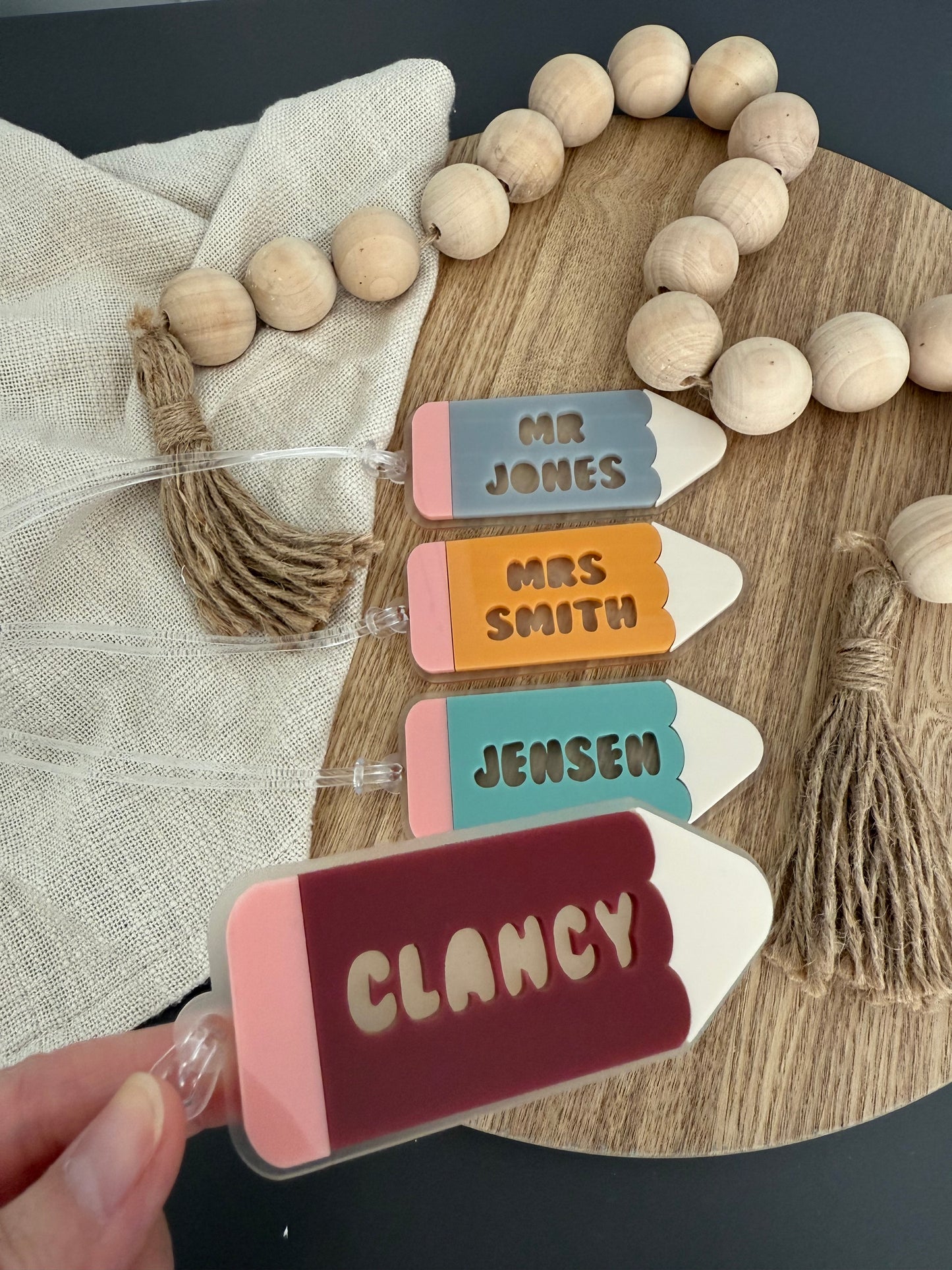 Pencil Keychain | Bag Tag