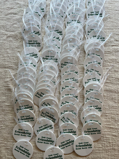 Business Branded Keychains — Price on Application