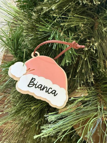 Santa Hat Christmas Ornament