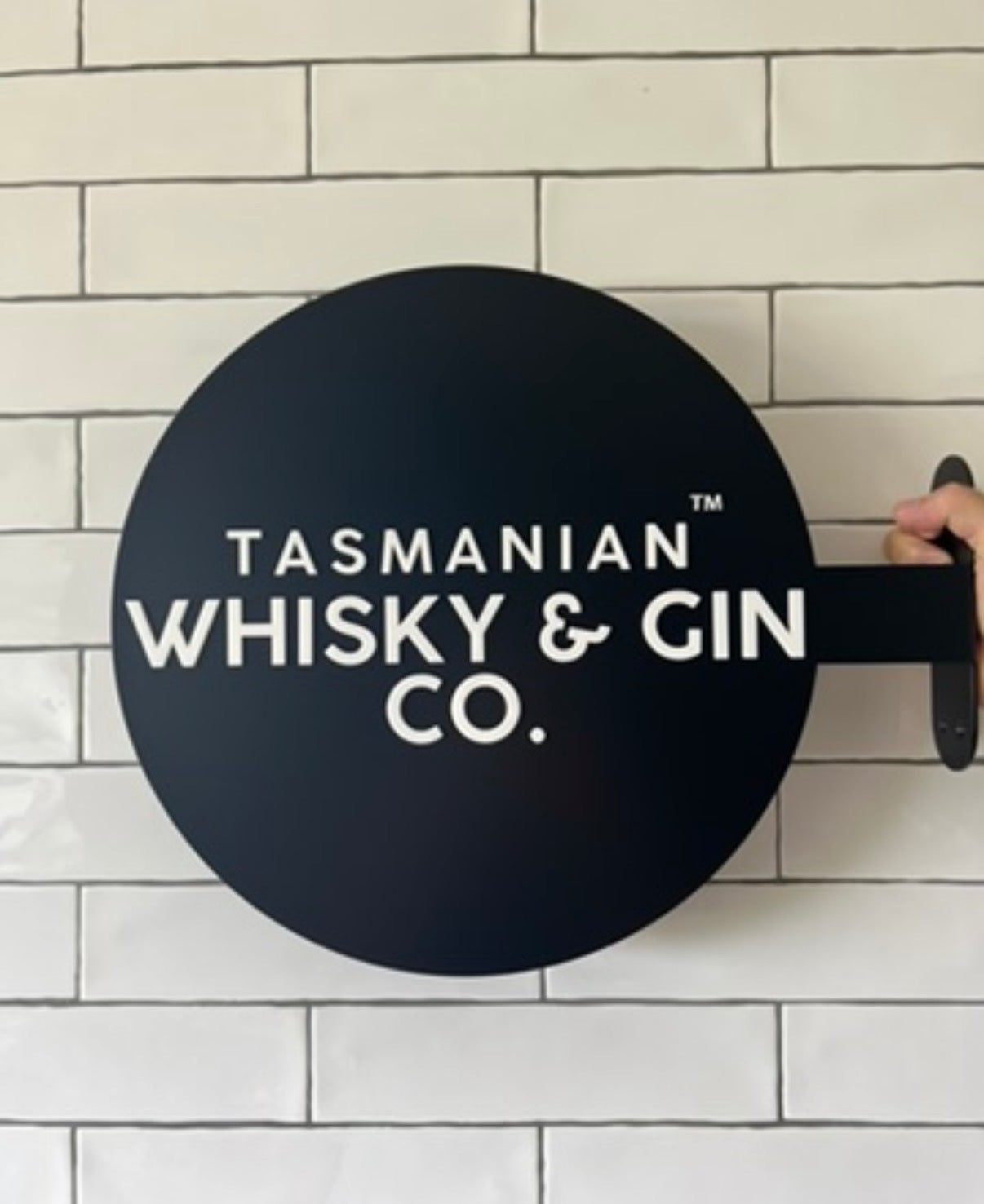 Custom Metal Business Sign — Wall Mounted