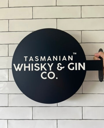 Custom Metal Business Sign — Wall Mounted