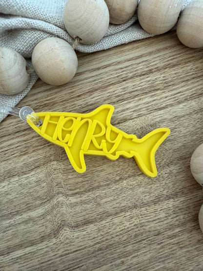 Shark Personalised Bag Tag | Baby Shark Gift Tag