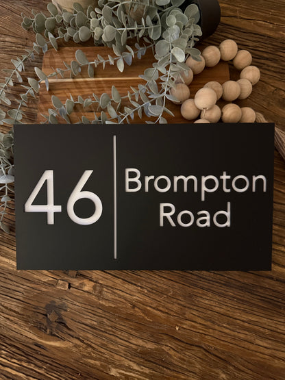 House Number Signage - Toronto Style