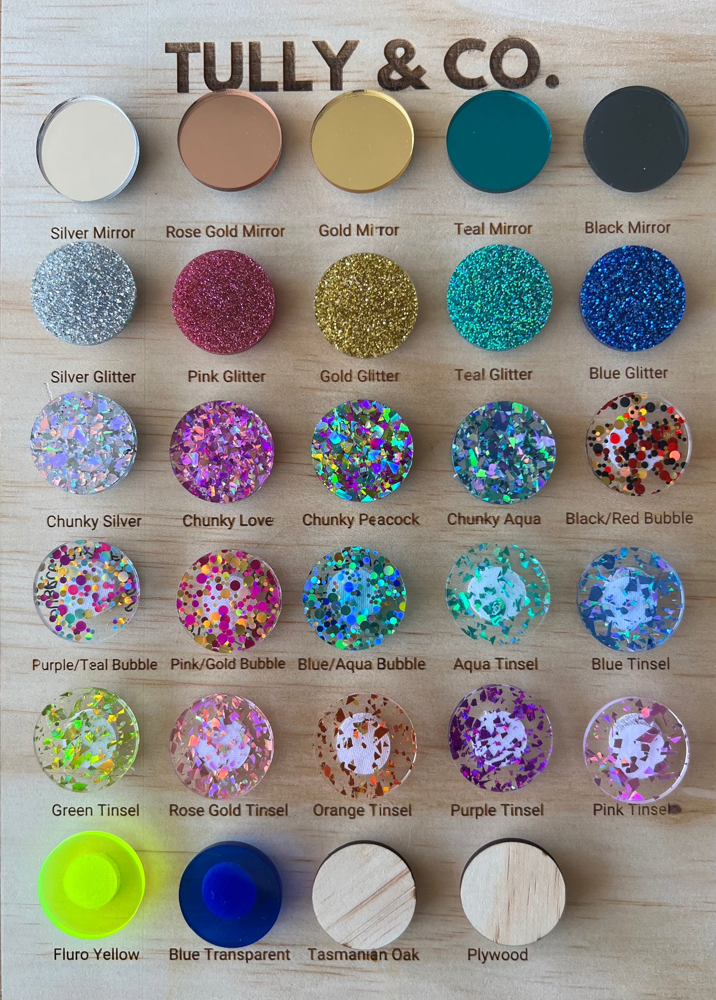 Small Travel Earring Holder | Acrylic Earring Organizer