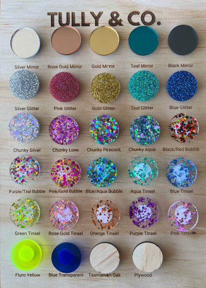 Small Travel Earring Holder | Acrylic Earring Organizer